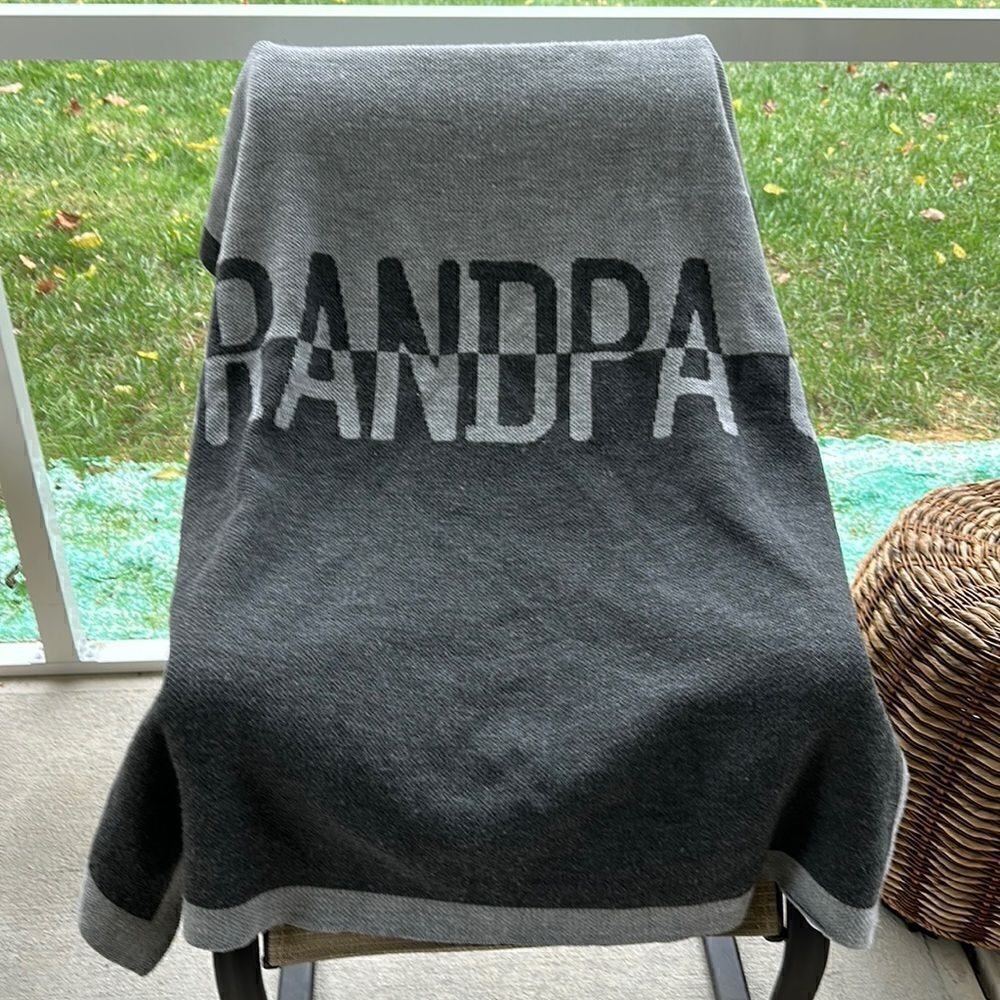 Baublebar On Repeat Custom GRANDPA Throw 50”x39”